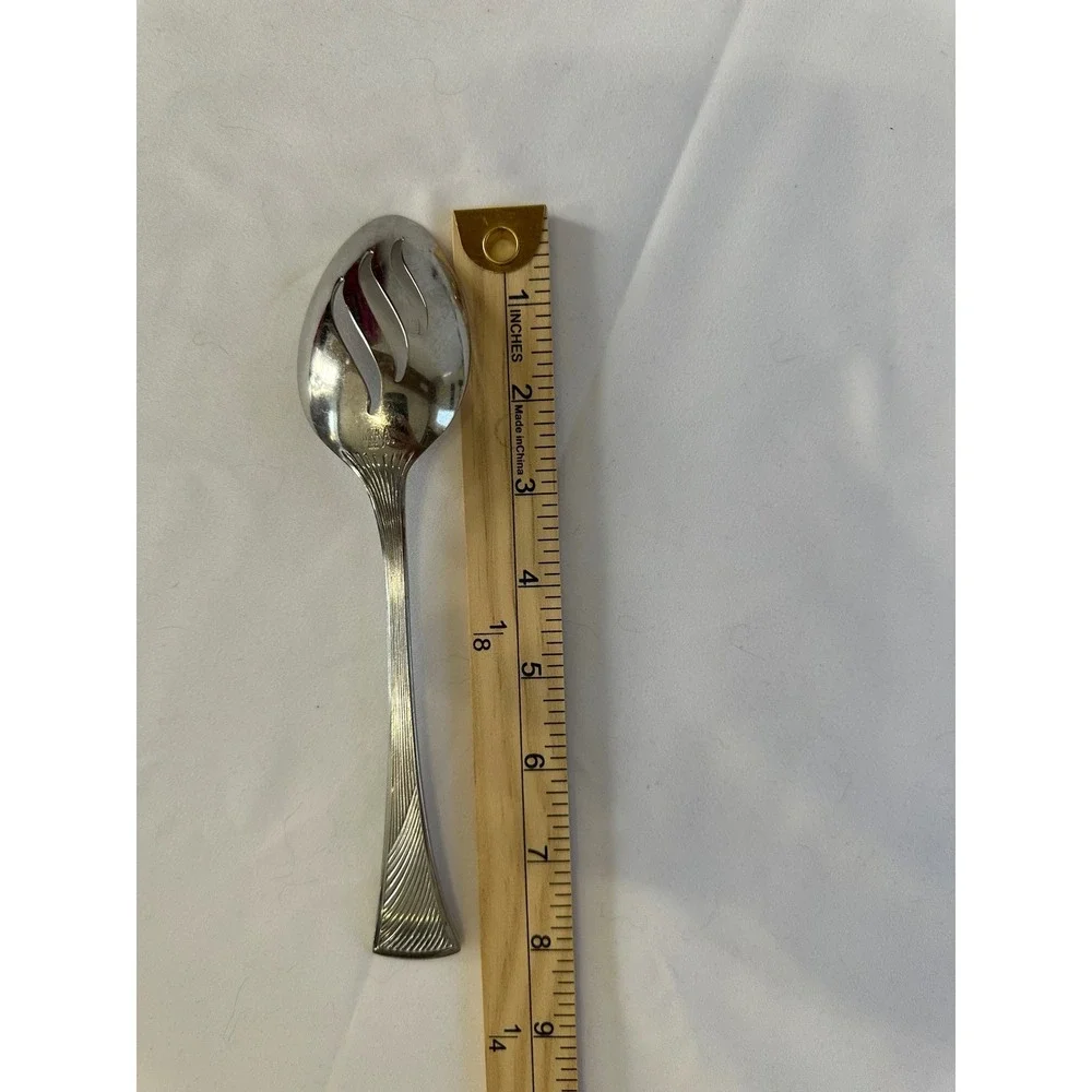 Mikasa Jodo 18-8 Stainless Steel‎ Slotted Serving Spoon Japan